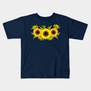 Sunflower Painted Kids T-Shirt
